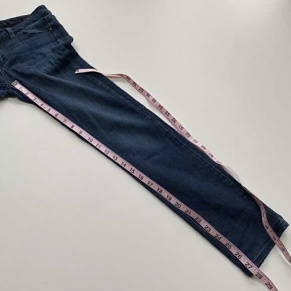 PAIGE Skyline Skinny Jeans Dark Blue Denim Designer 28 - Picture 14 of 16